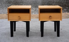 Restored Pair George Nelson for Herman Miller Primavera Basic Series Nightstands