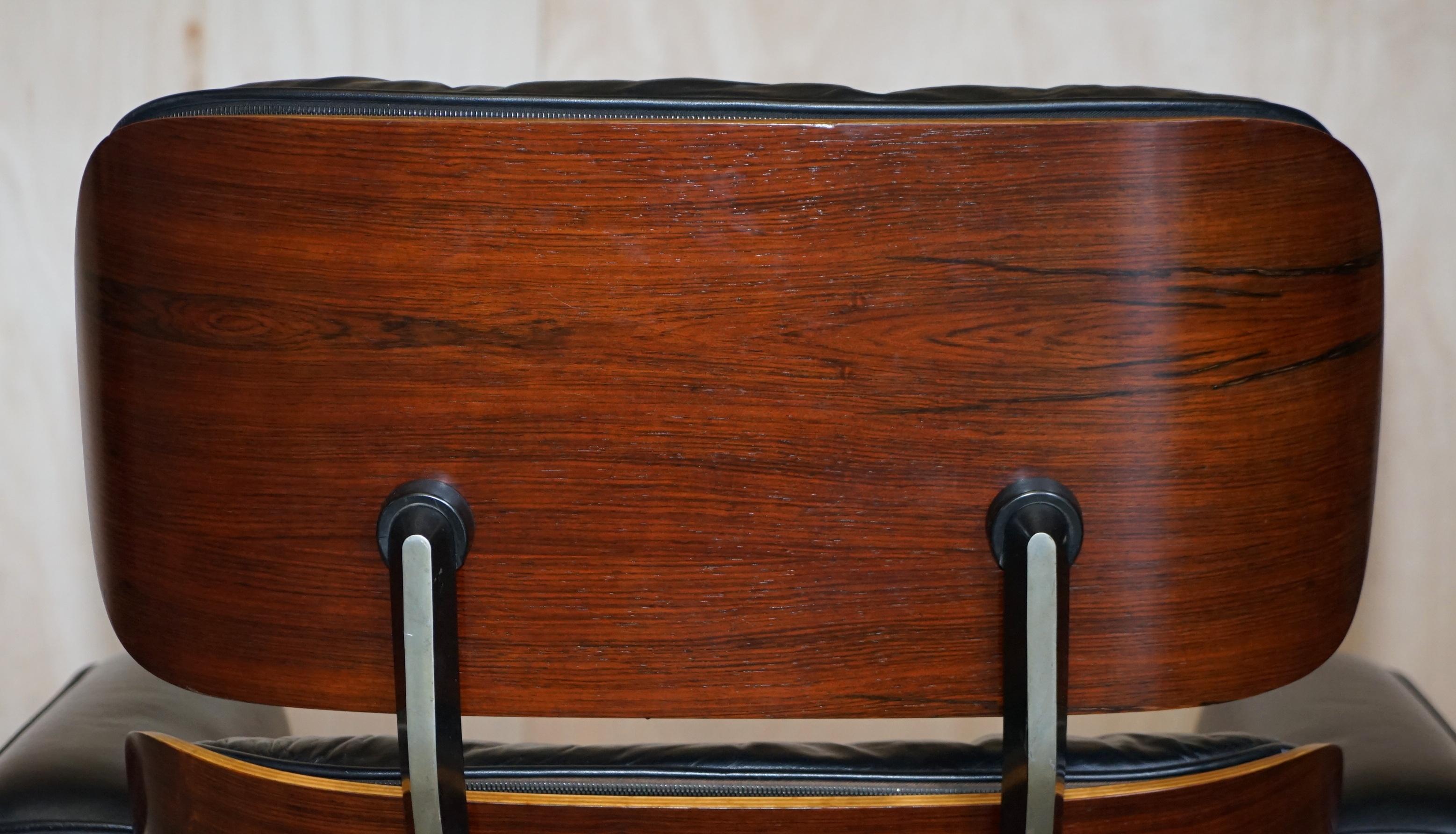 Paire de fauteuils de salon Eames en bois de feuillus restaurés Herman Miller No1, 1960 en vente 4