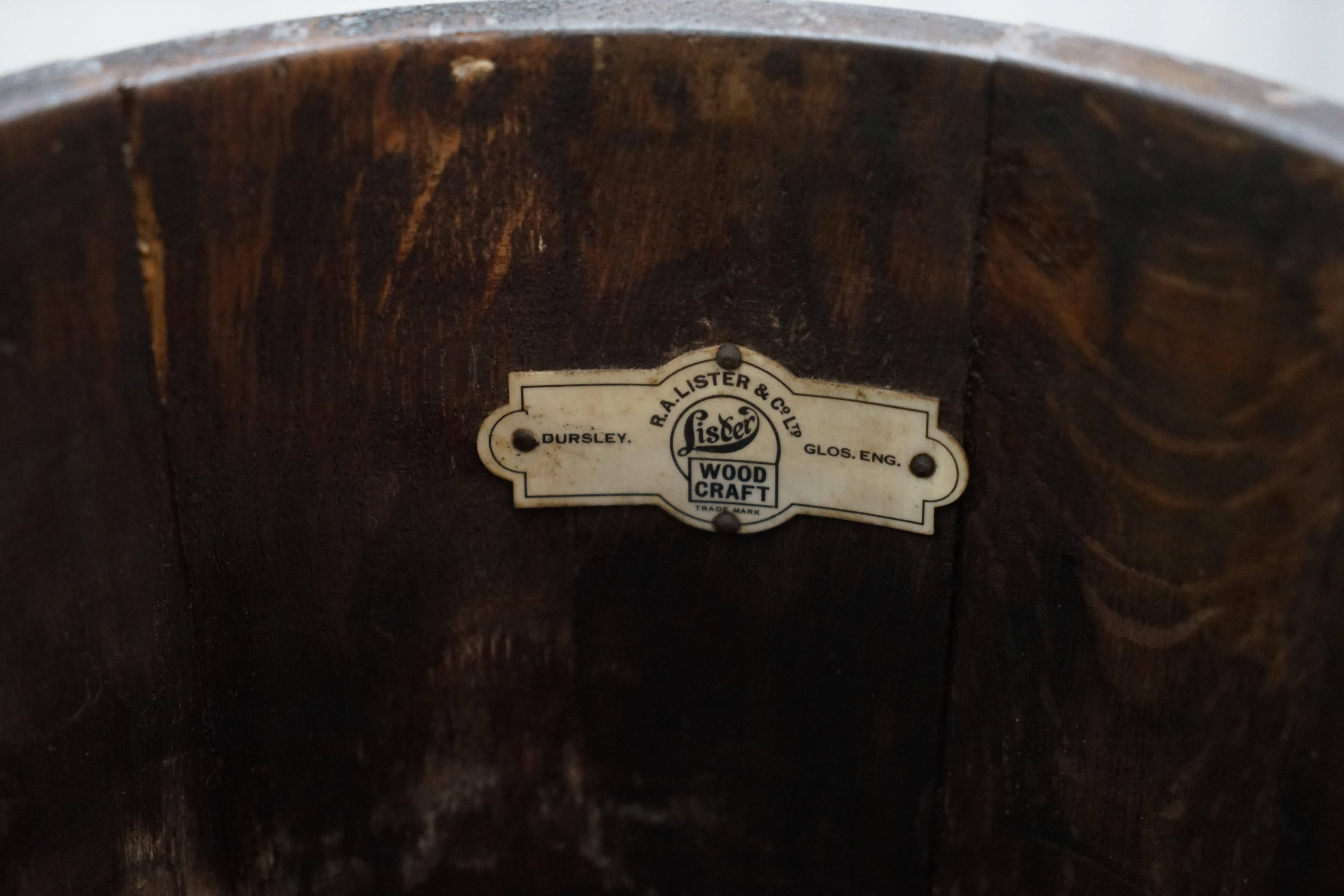 Restored Pair of R A Lister & Co Plant Stands Lovely Barrel Design, circa 1900 4