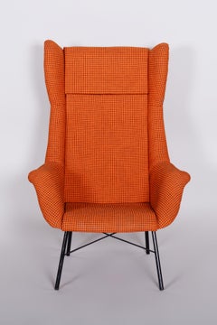 Pair of Restored Mid-Century Armchairs, by Miroslav Navrátil, Czech, 1960