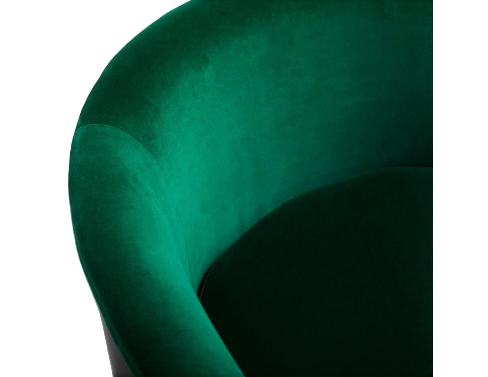 green barrel chairs