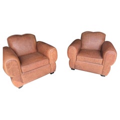 Art Deco Club Chairs