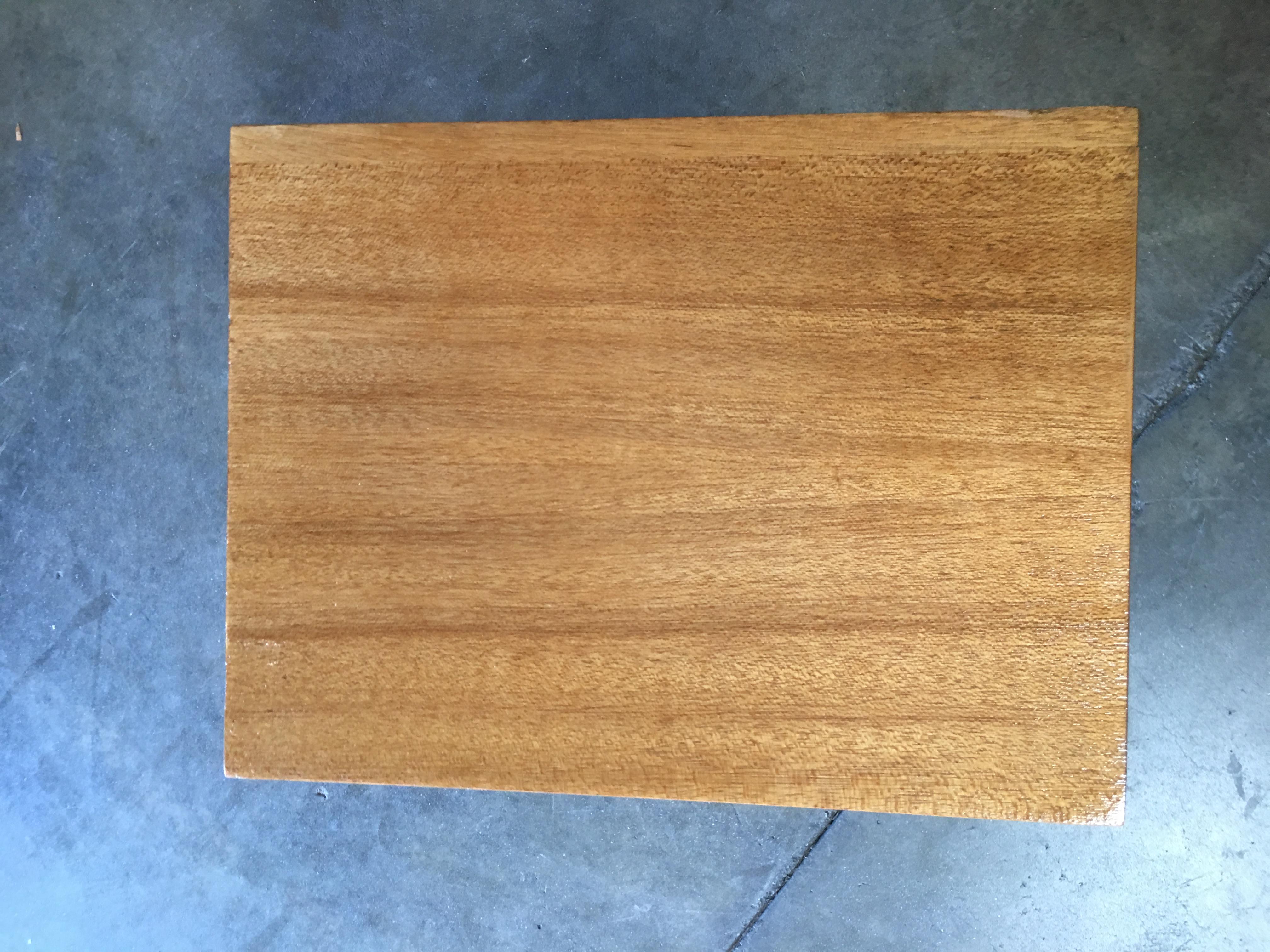 Mid-20th Century Restored Paul Frankl Combed Wood Bedside Table Pair for Brown Saltman