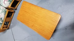 Restored Paul Frankl Double Strand Figure Eight Legs Mahogany Coffee Table