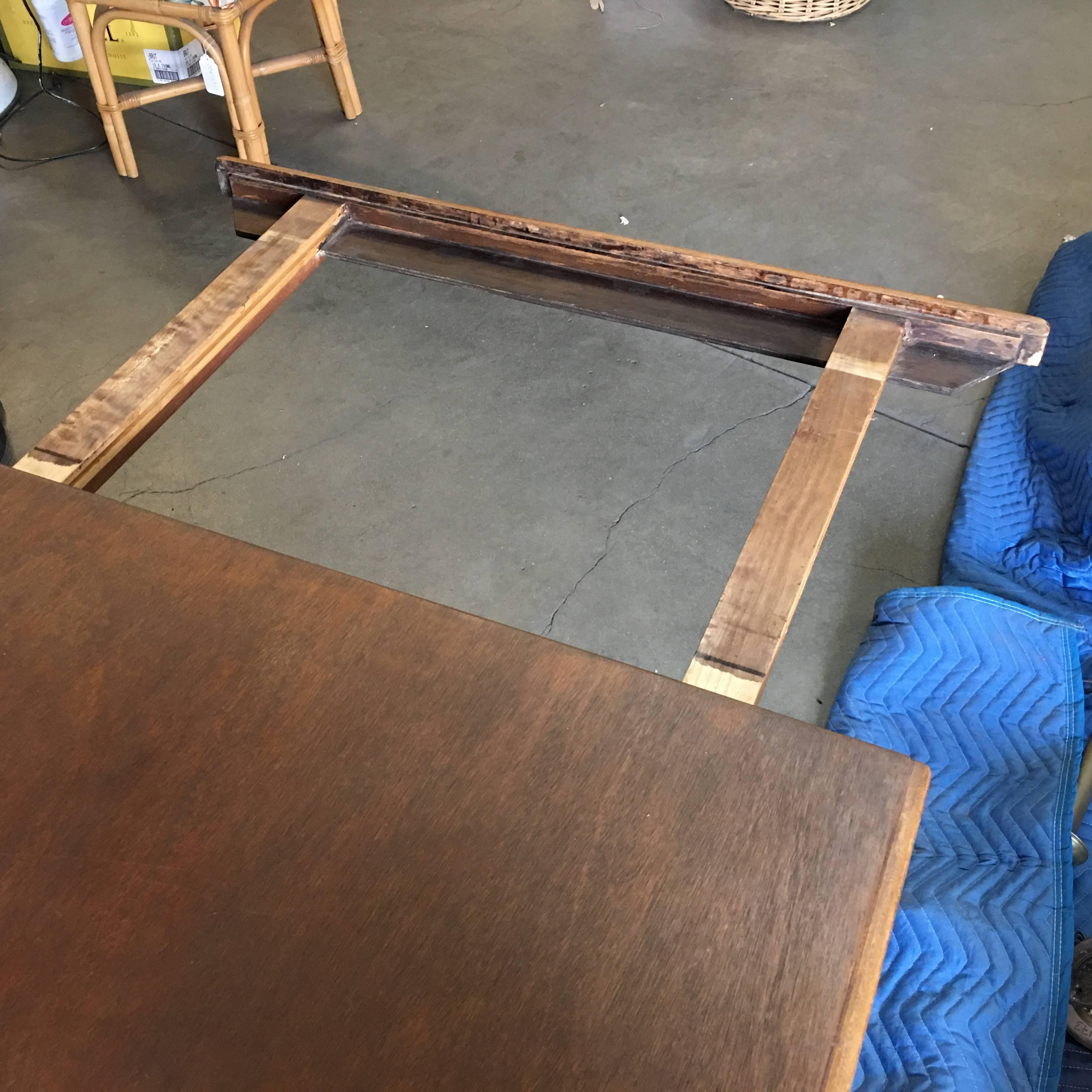 Restored Paul Frankl Museum Quality Dining Room Table and Chairs Set In Excellent Condition In Van Nuys, CA