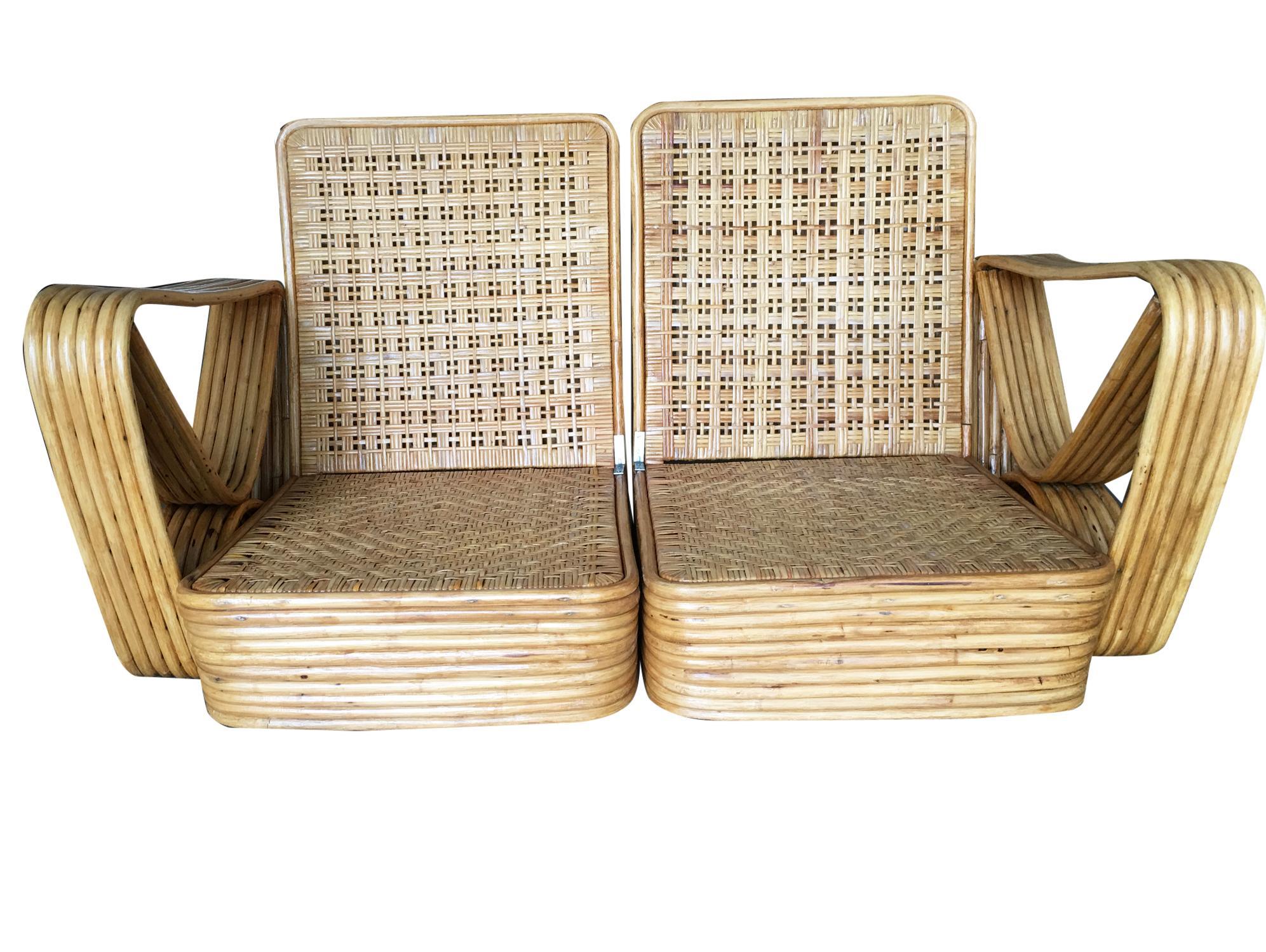 rattan living room
