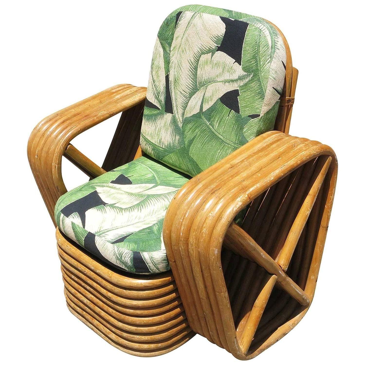 Child size Paul Frankl lounge chair, this chair features six-strand square pretzel arms with a Classic stacked base.


Custom cushions C.O.M. (Costumers Own Material) are included in the price. Simply supply the fabric and we have the cushions
