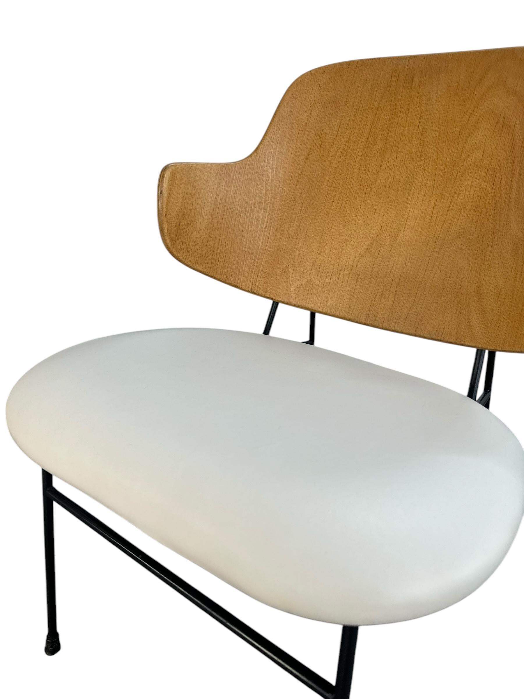 Restored Penguin Lounge Chairs by Ib Kofod-Larsen For Sale 4