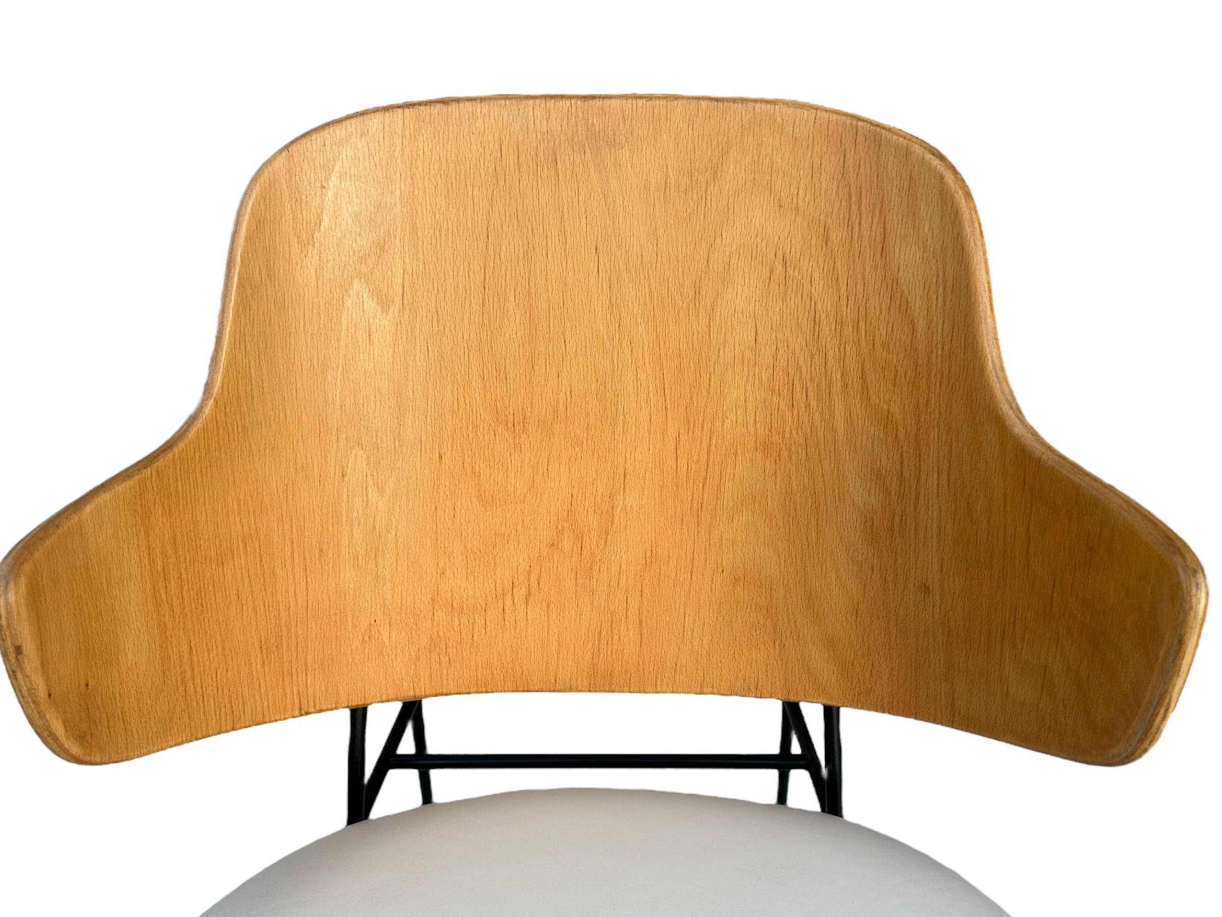 Restored Penguin Lounge Chairs by Ib Kofod-Larsen For Sale 12