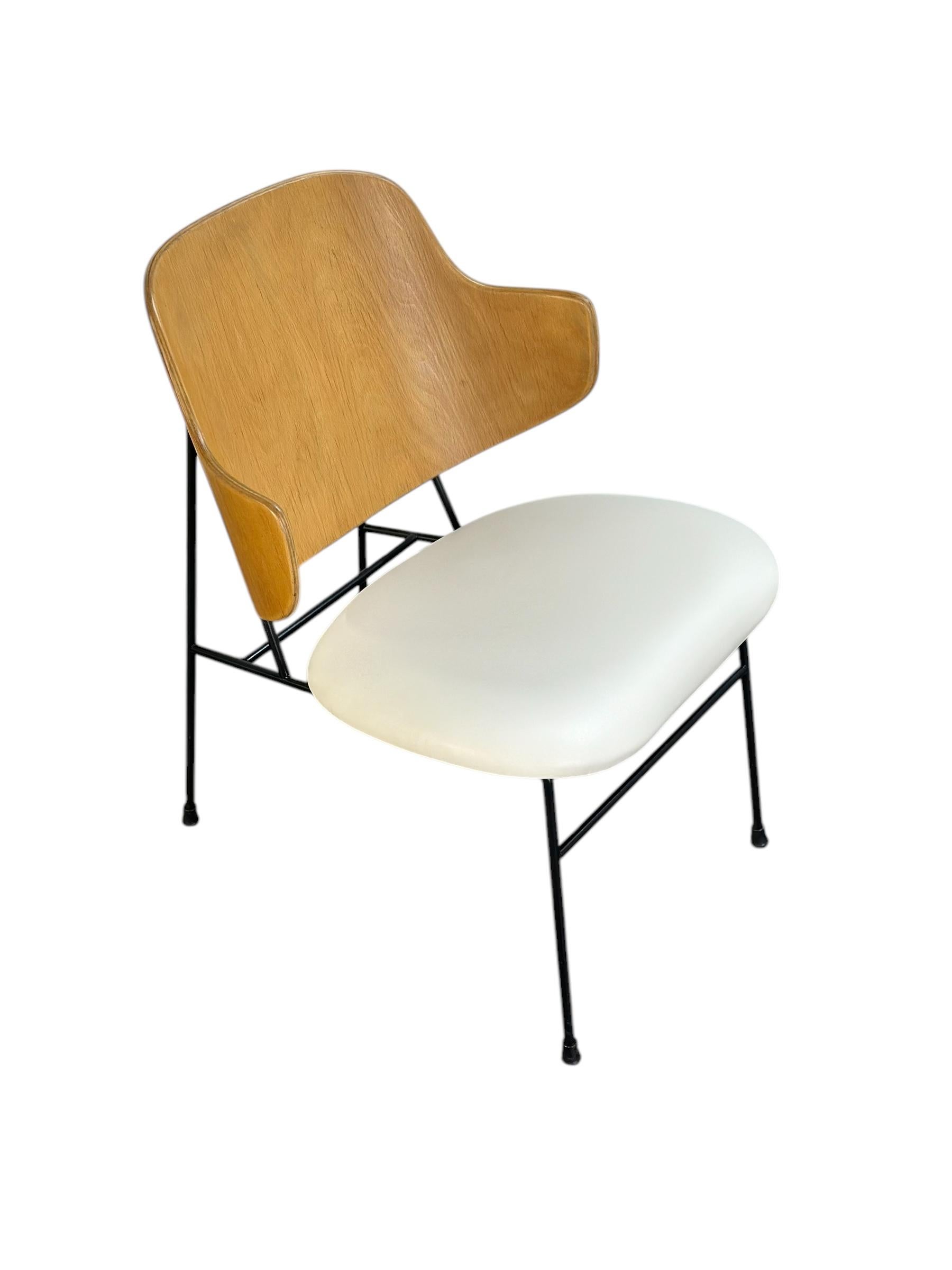 20th Century Restored Penguin Lounge Chairs by Ib Kofod-Larsen For Sale