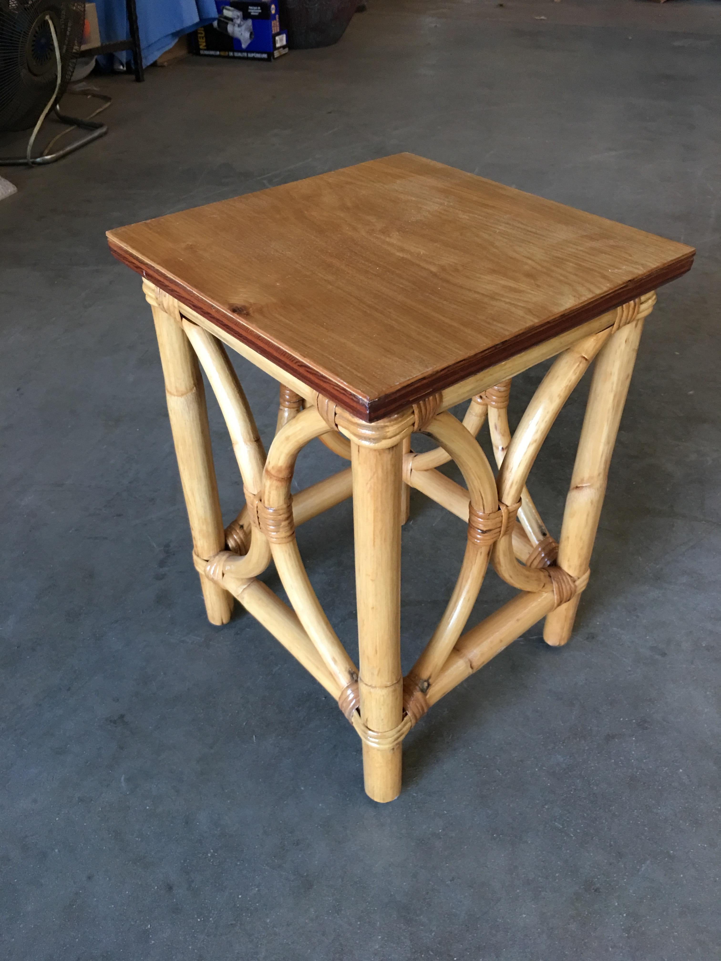 Americano Tavolino in rattan 