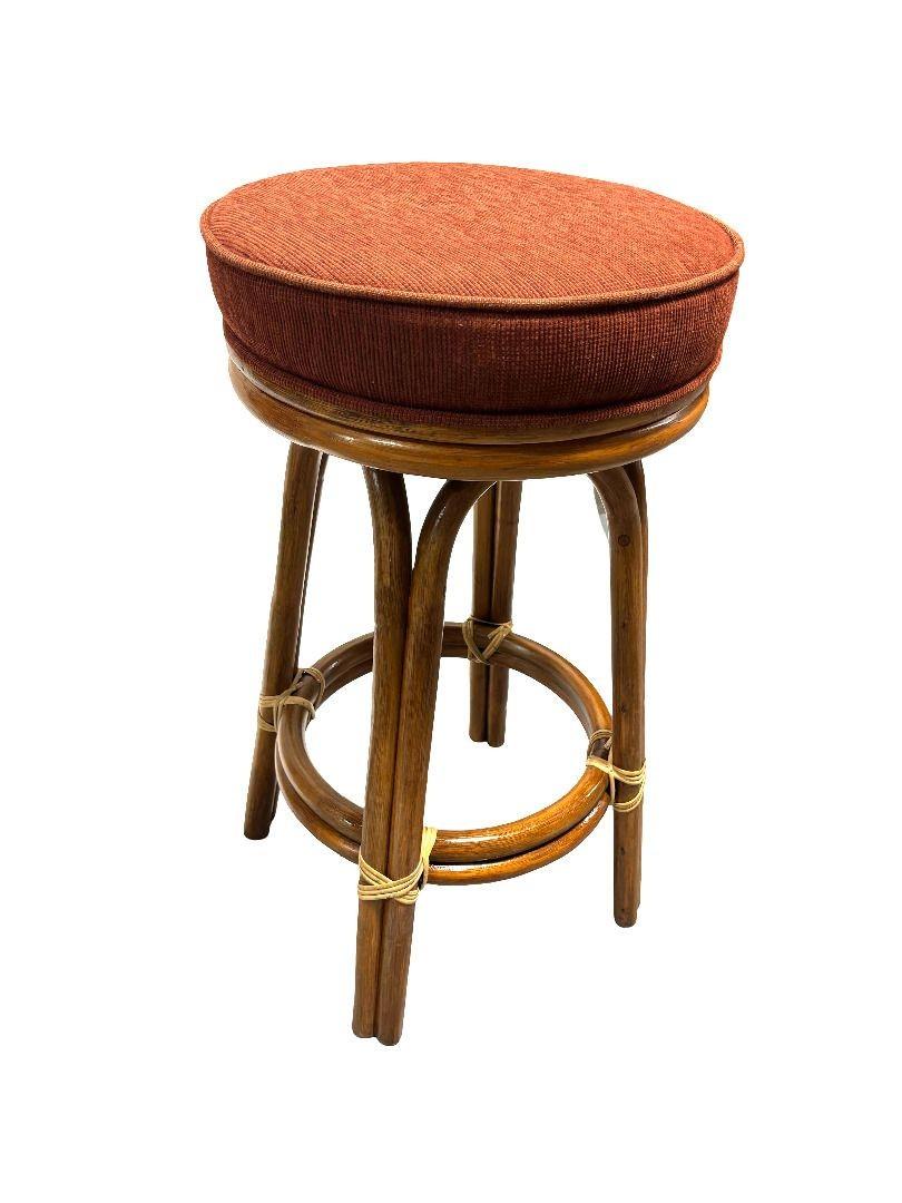 This beautifully restored Paul Frankl-inspired set of 3 restored 1950s double-strand 