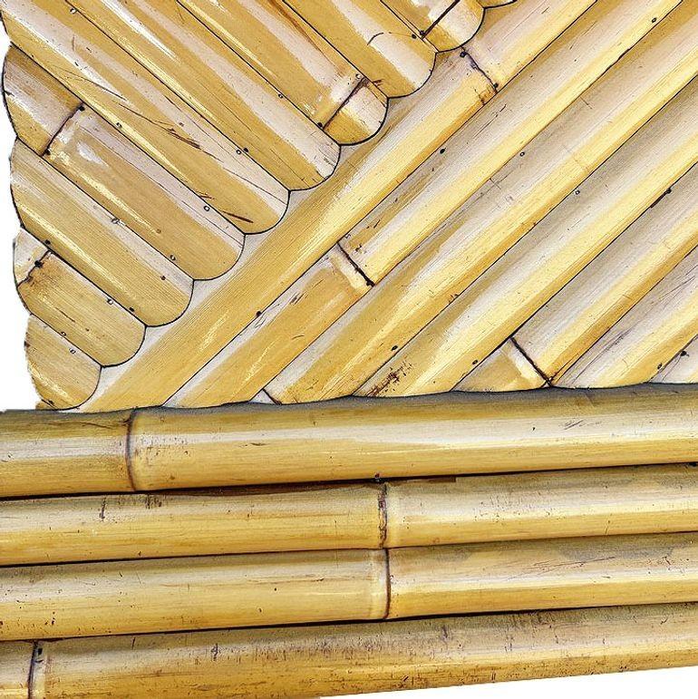 Restored Rattan Fireplace Surround Mantel Owned by Gary Cooper For Sale 1