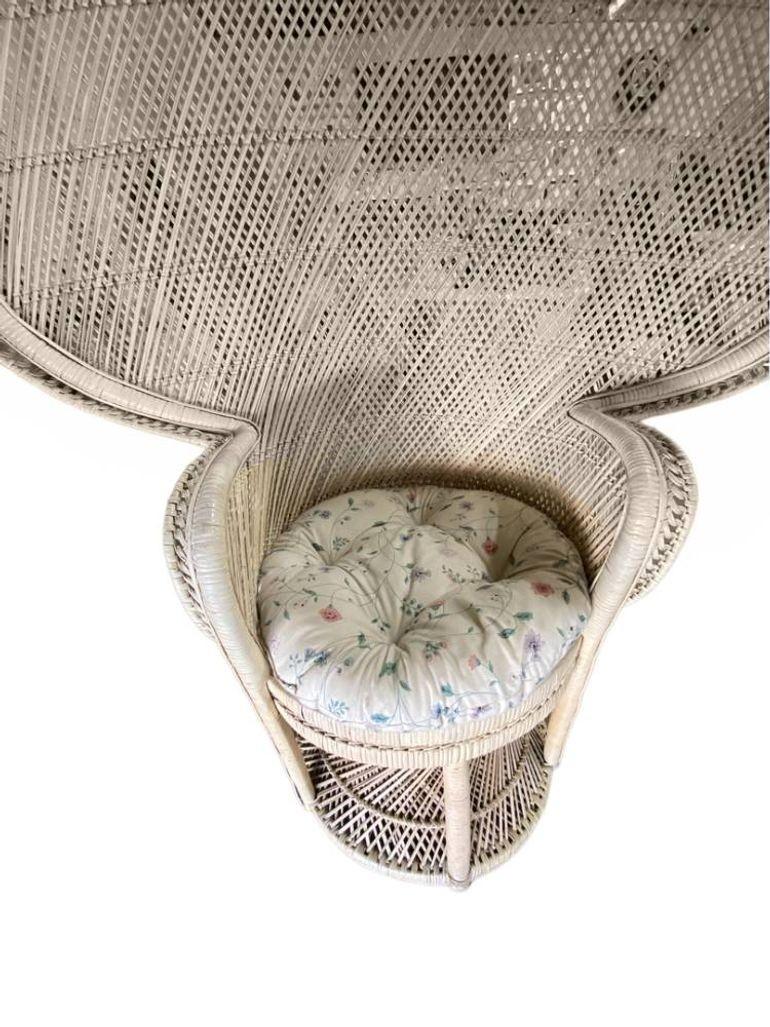 Restored Rattan Large Pale Woven Wicker 
