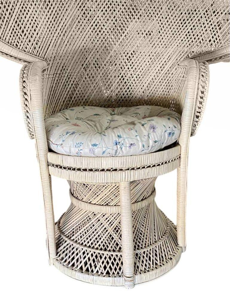 Restored Rattan Large Pale Woven Wicker 