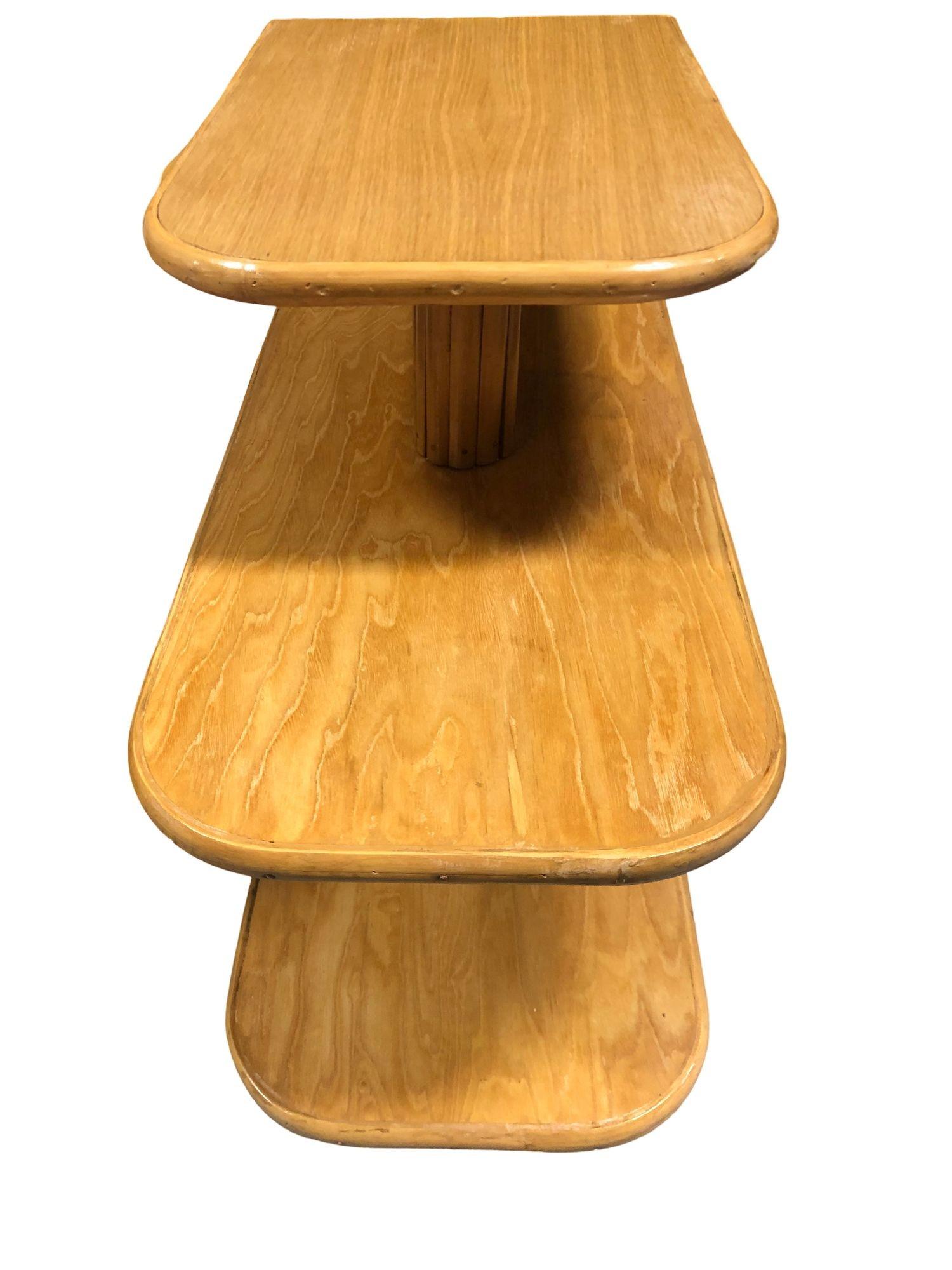 Ensemble de canapés et chaises de salon Pretzel carrés 3/4 en rotin restauré en vente 5