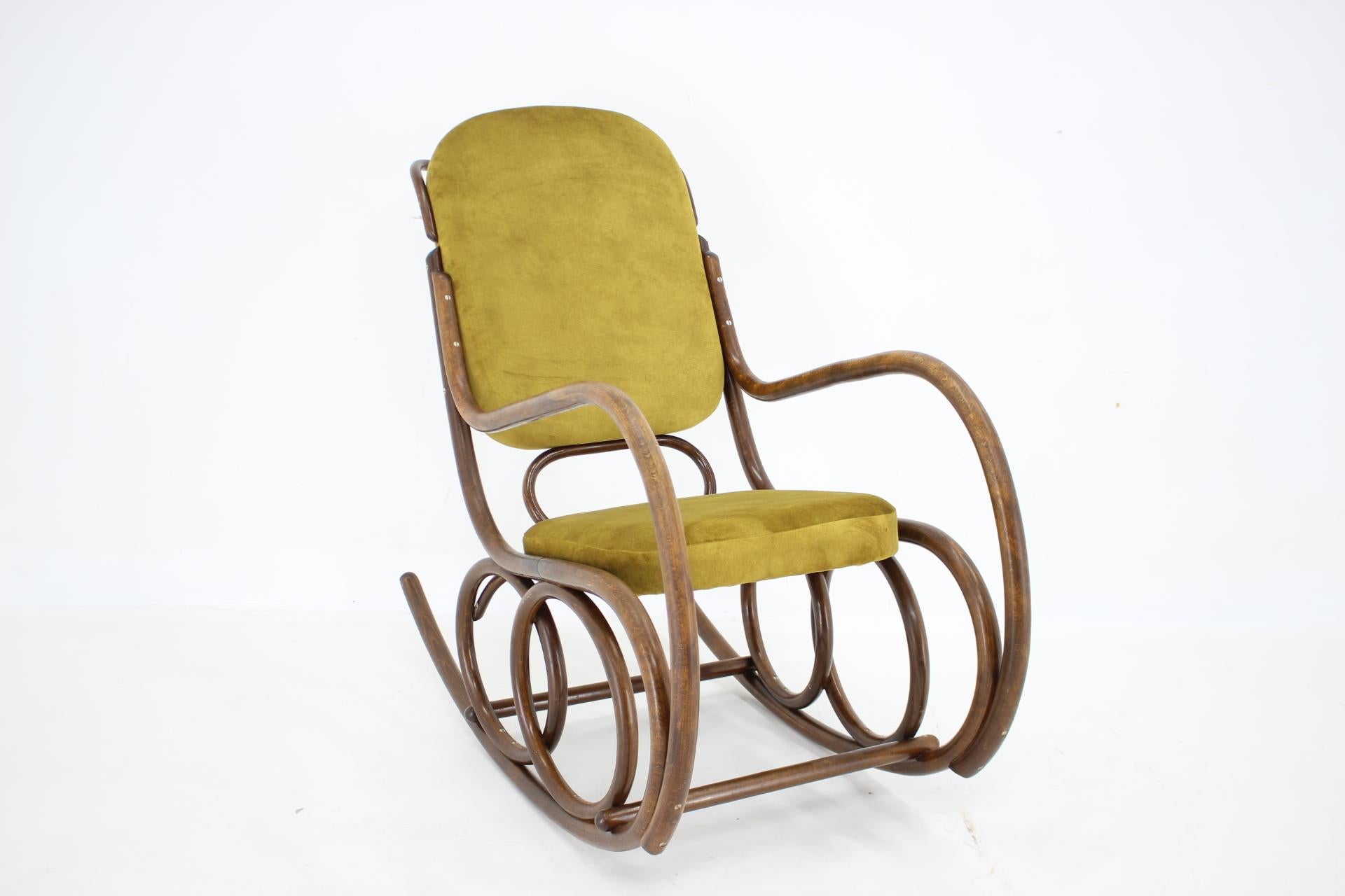 Restored Rocking Chair By Ton, Czechoslovakia 1960s For Sale 1
