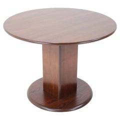 Restored Round Dining Table by Dřevotvar, 1970s