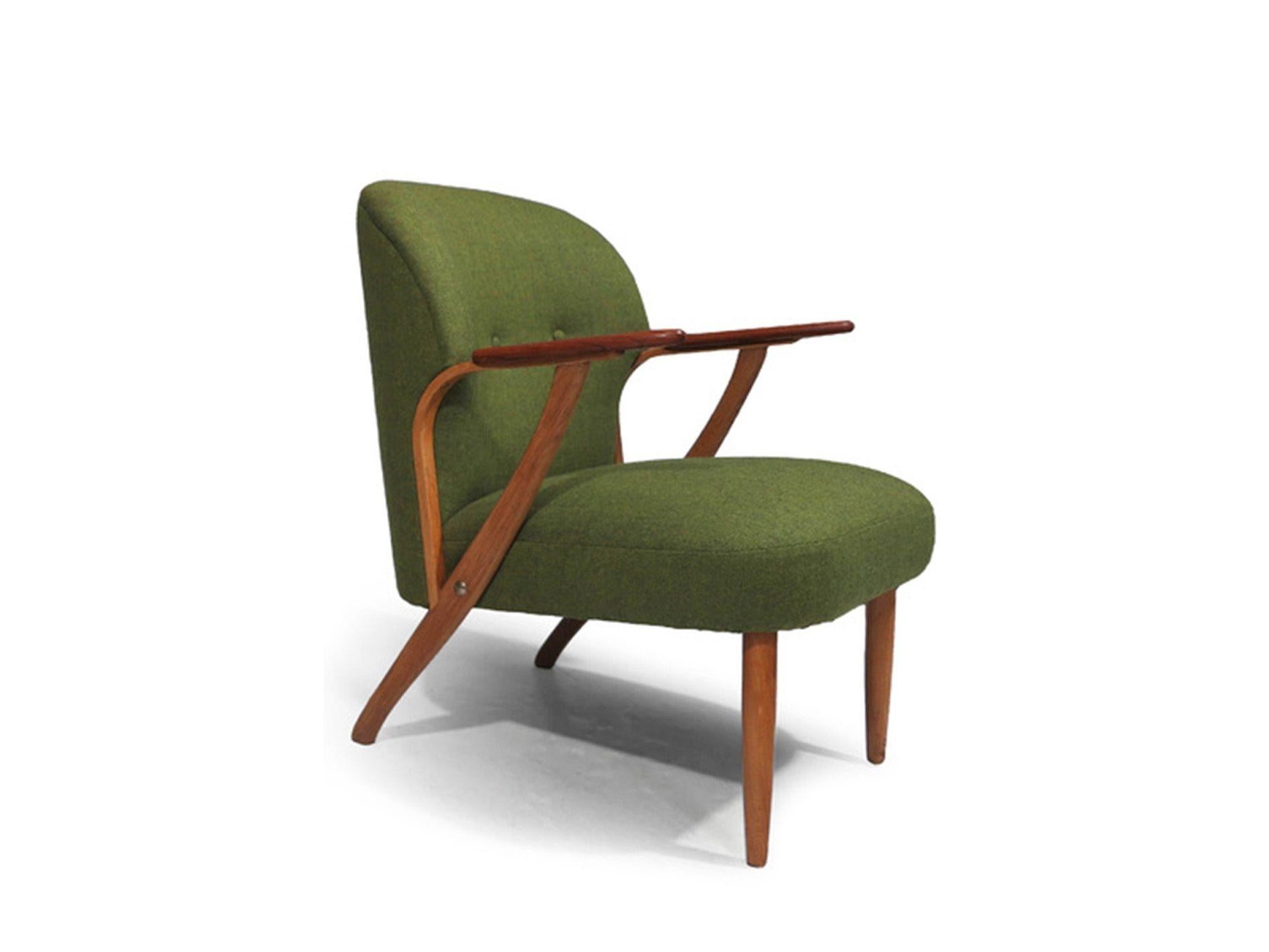 Scandinavian Modern Restored Scandinavian Lounge Chairs by Chresten Findahl Brodersen
