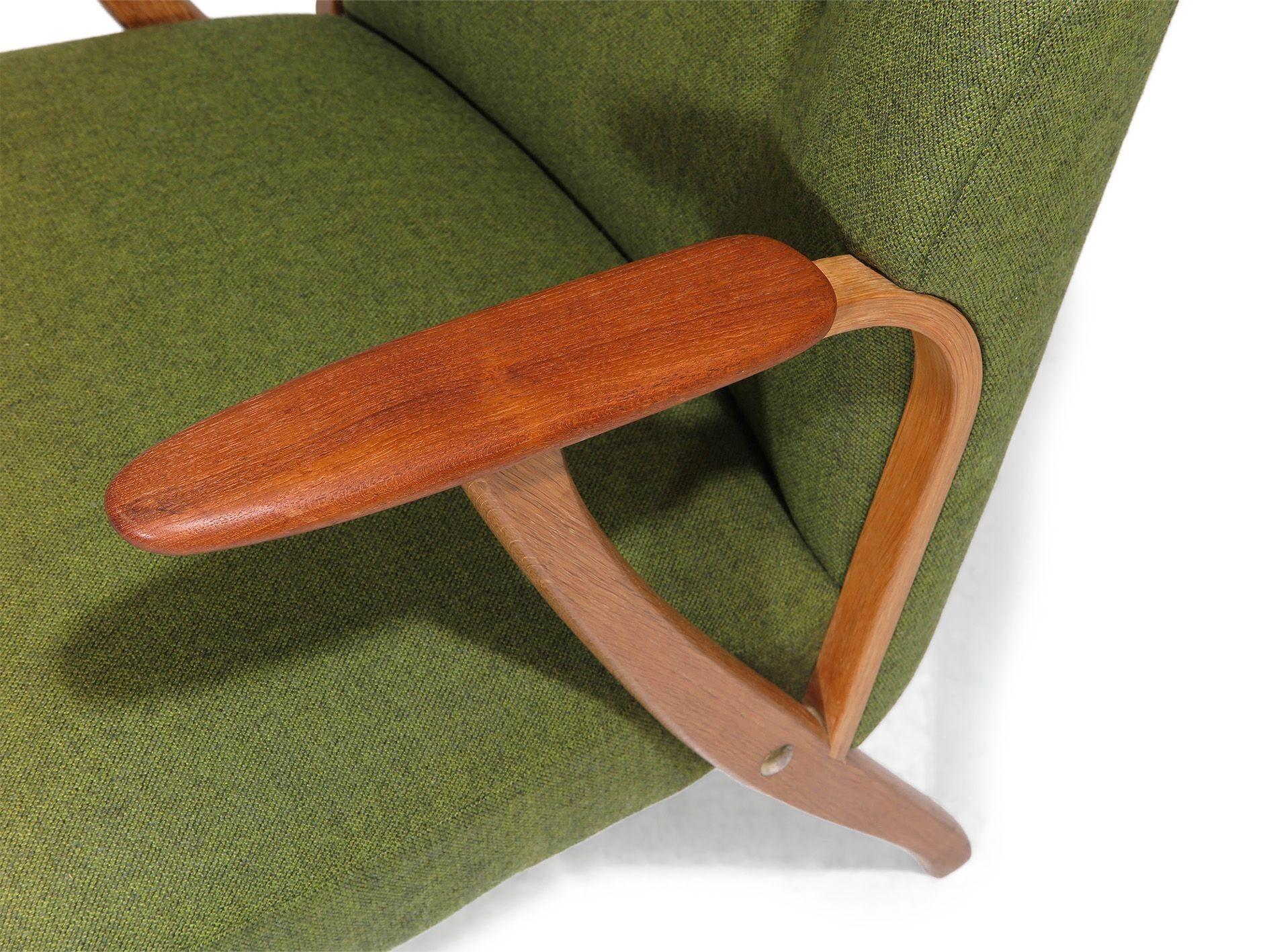Oiled Restored Scandinavian Lounge Chairs by Chresten Findahl Brodersen