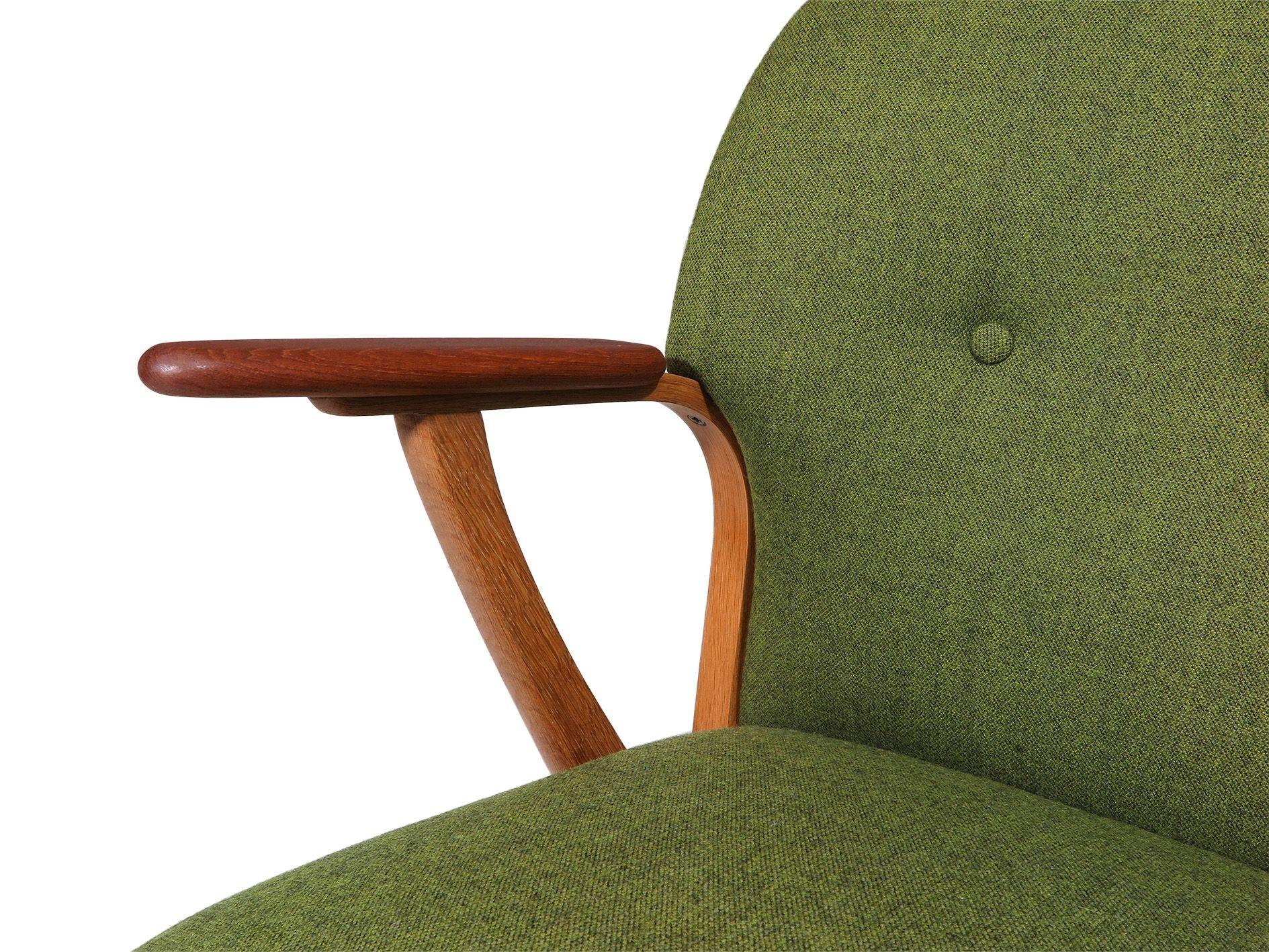 Restored Scandinavian Lounge Chairs by Chresten Findahl Brodersen 1