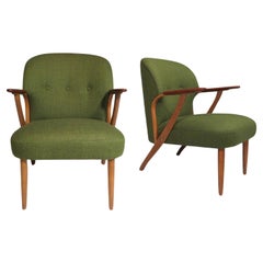 Restored Scandinavian Lounge Chairs by Chresten Findahl Brodersen