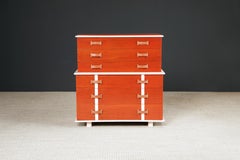 Restored 'Station Wagon' Highboy Dresser by Paul Frankl, c. 1945, Triple Signed