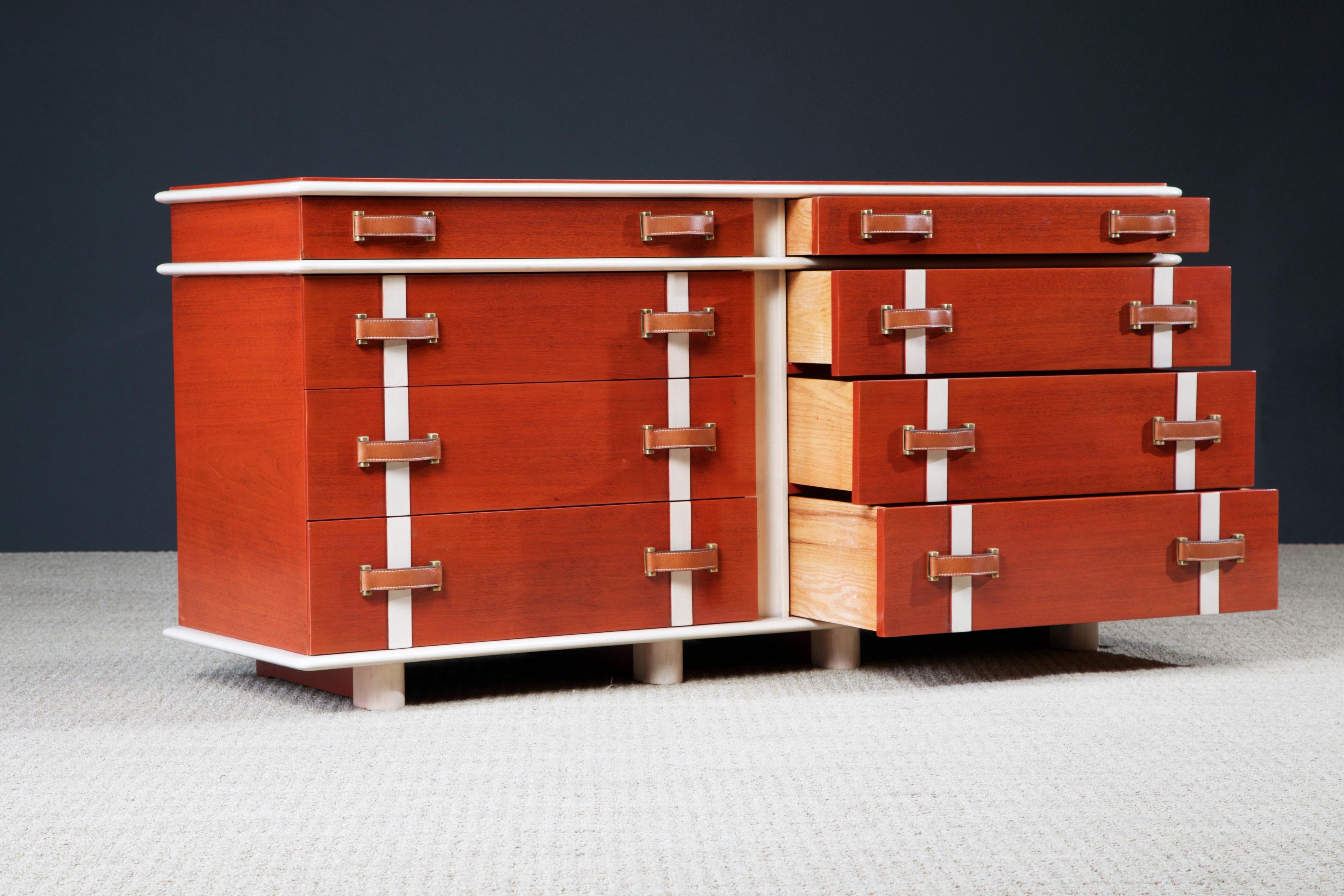 Restored 'Station Wagon' Ten-Drawer Dresser by Paul Frankl, c. 1945, Signed For Sale 8