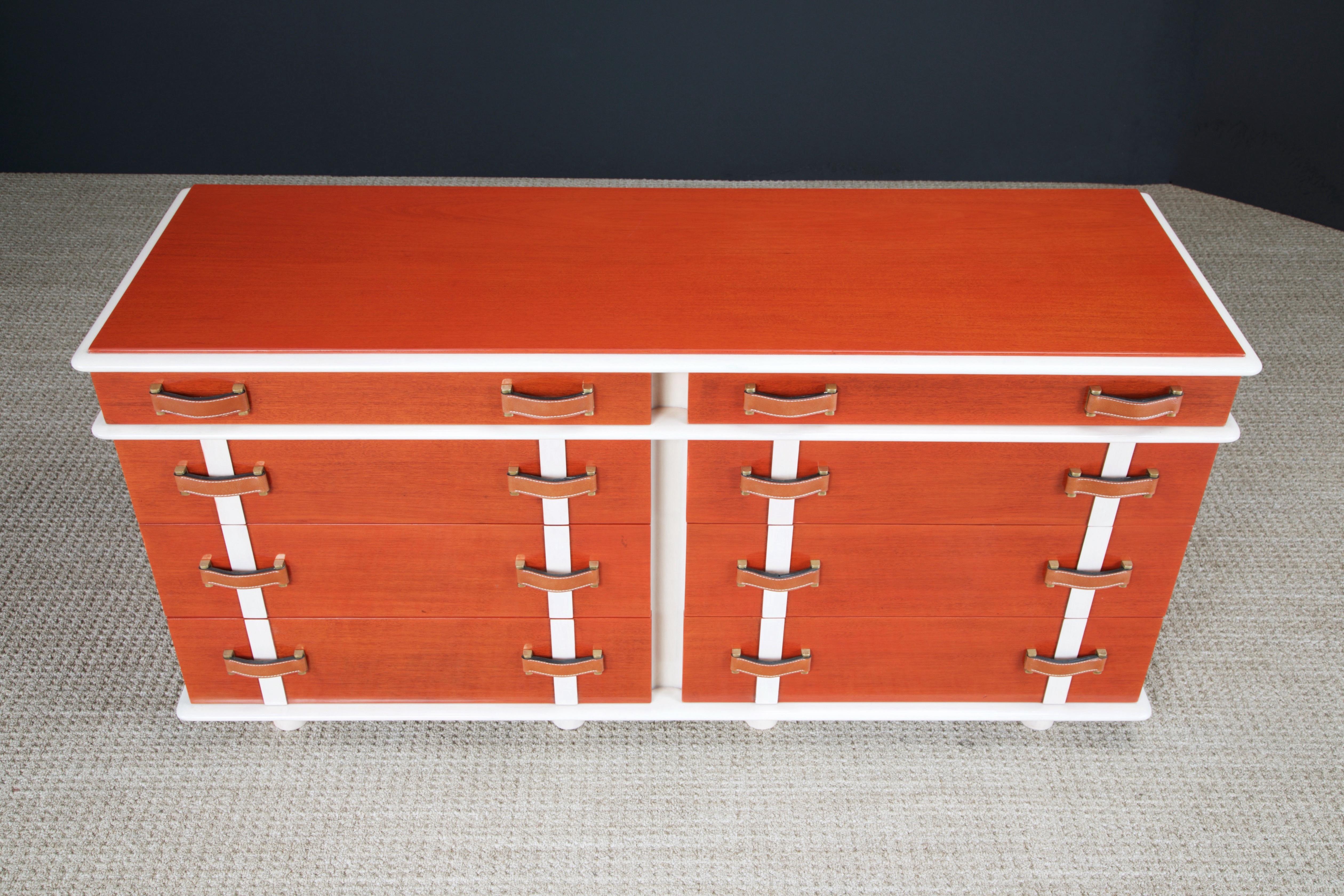 American Restored 'Station Wagon' Ten-Drawer Dresser by Paul Frankl, c. 1945, Signed For Sale