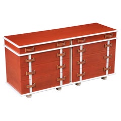 Restored 'Station Wagon' Ten-Drawer Dresser by Paul Frankl, c. 1945, Signed