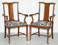 Conjunto restaurado de tabardo y sillones William Morris Richard Norman Shaw