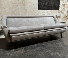 Restored Swedish Modern "Gondola" Parallel Sleeper Sofa by Bröderna Andersson
