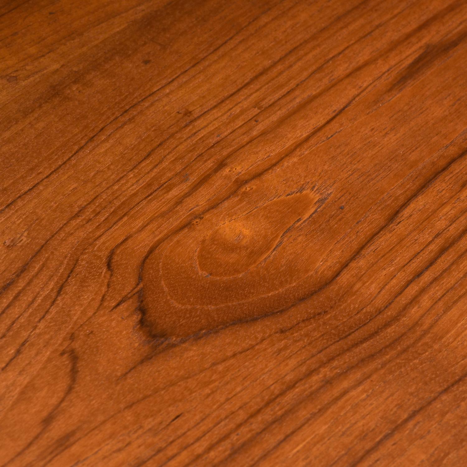 Scrivania in teak restaurata di Arne Wahl Iversen Model 56 per Vinde Møbelfabrik 8