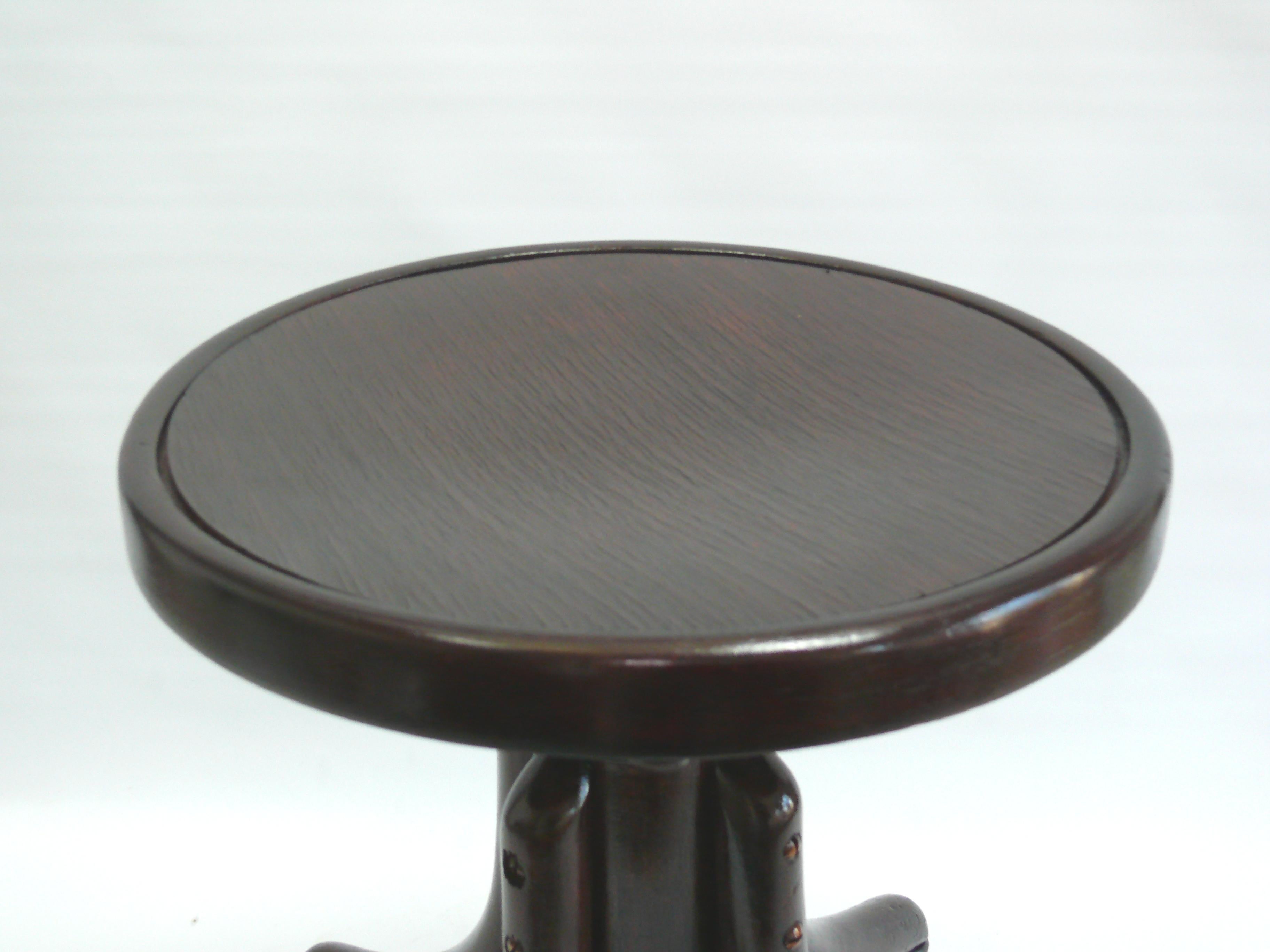 Restaurierter Thonet-Klavierhocker, Mitte des 20. Jahrhunderts (Österreichisch)