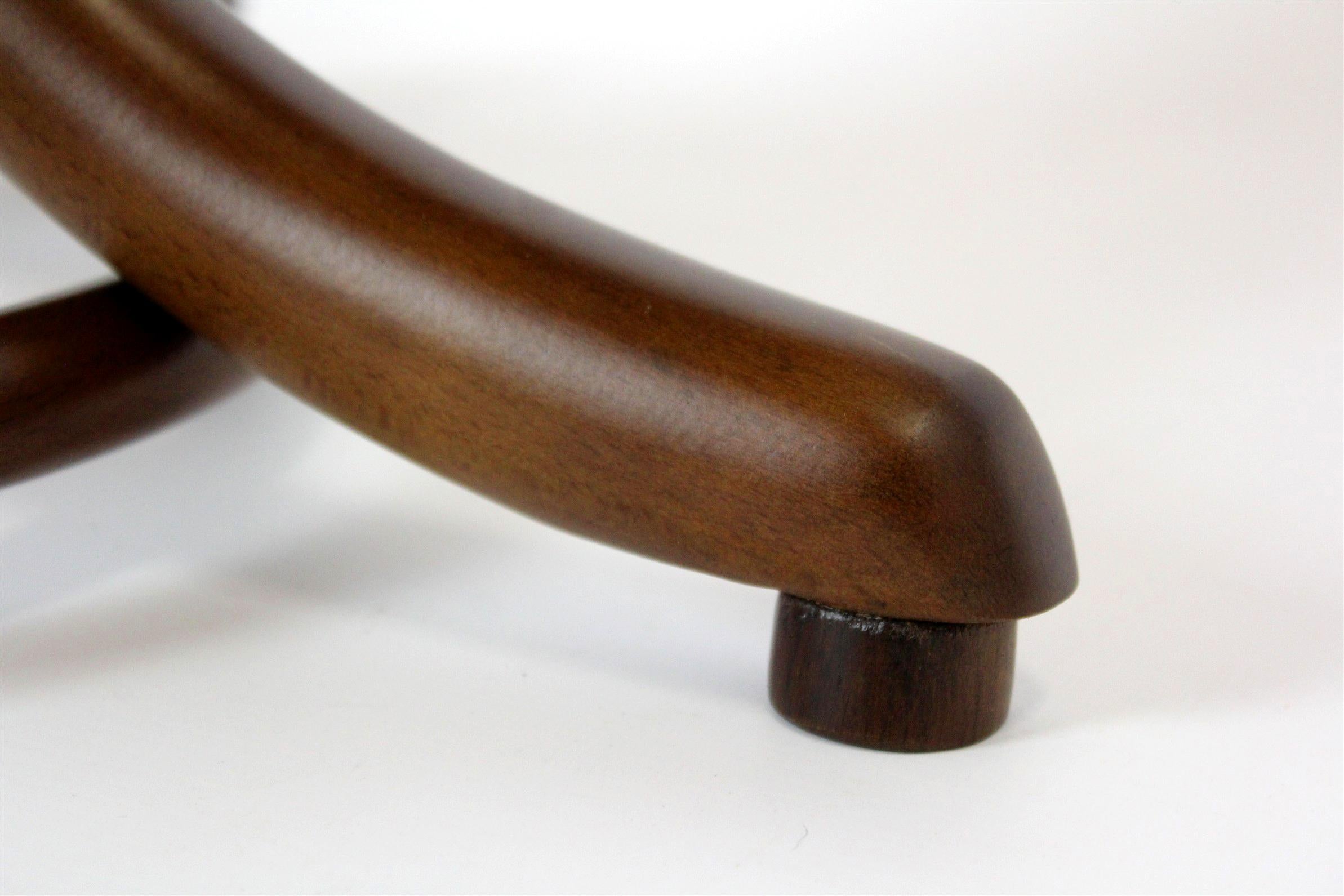 20th Century Restored Thonet Style Bentwood Piano Stool, 1940s For Sale