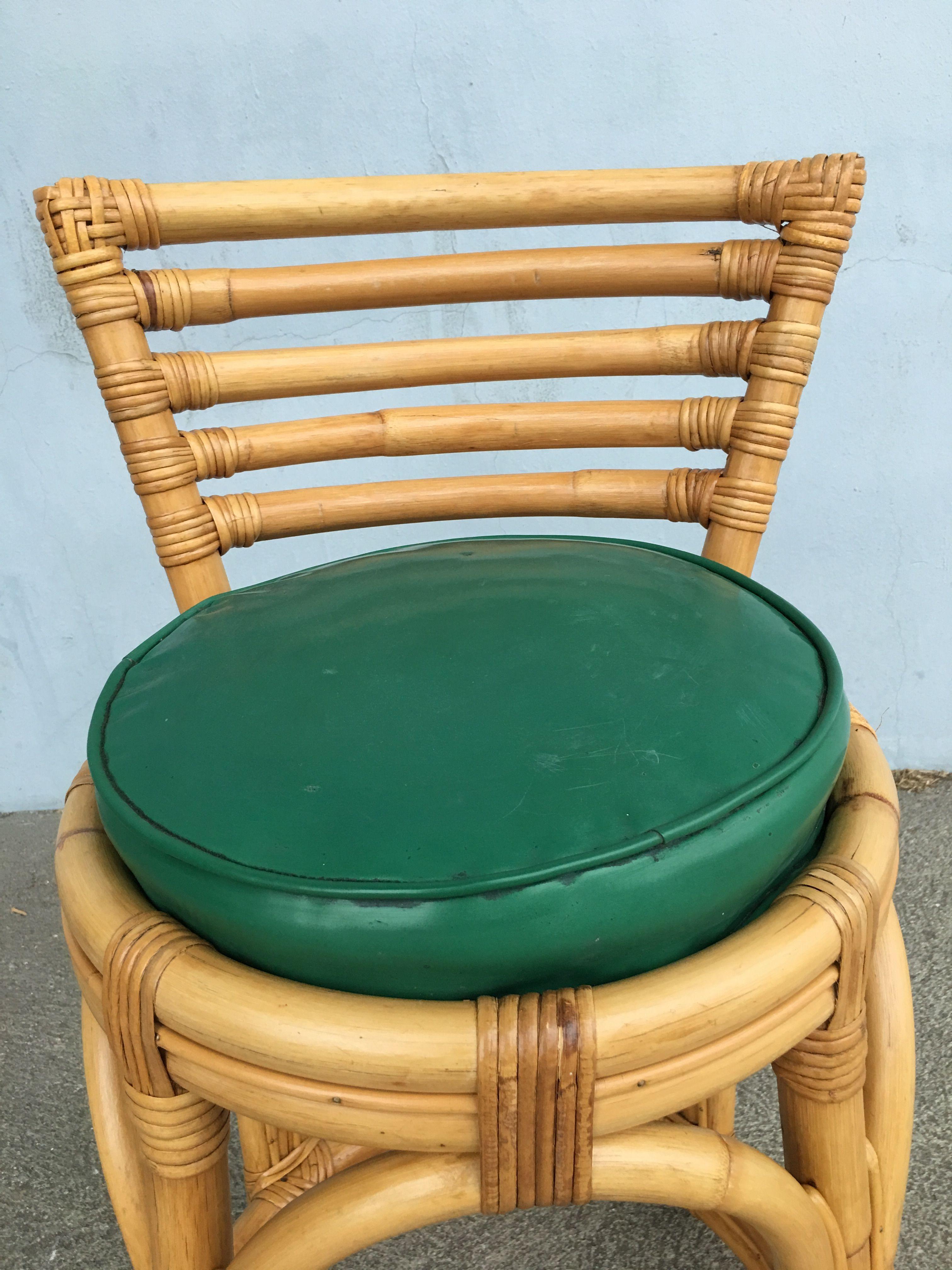 rattan vanity chair