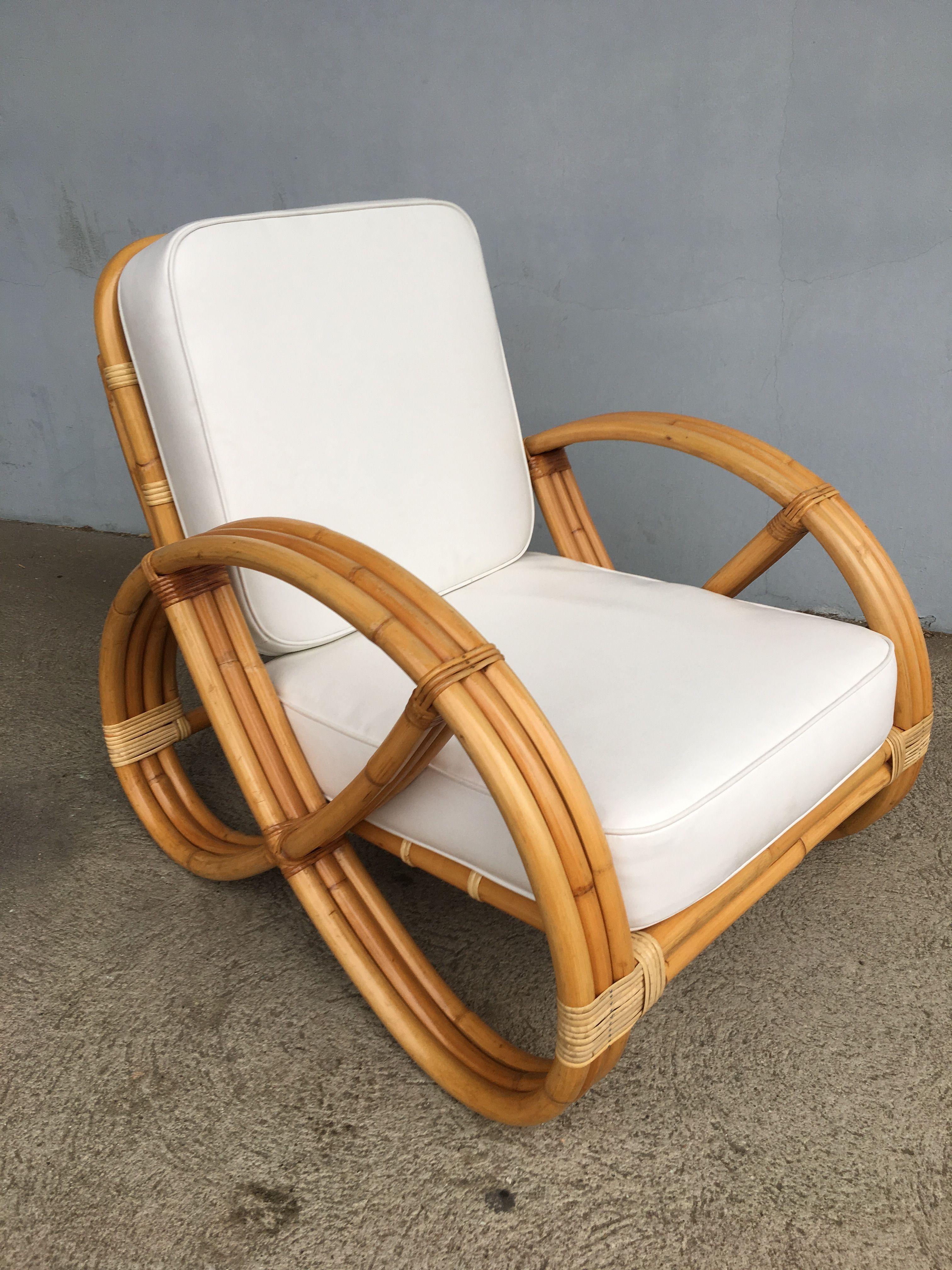rattan pretzel chair