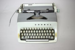 Restaurierte Schreibmaschine/ Konsul, Tschechoslowakei, 1962er Jahre