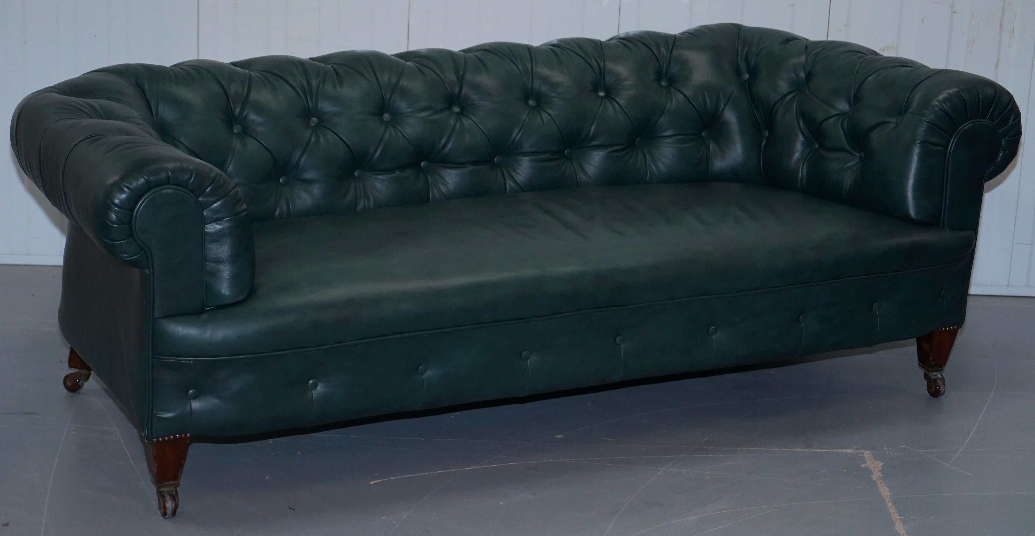 victorian leather sofa