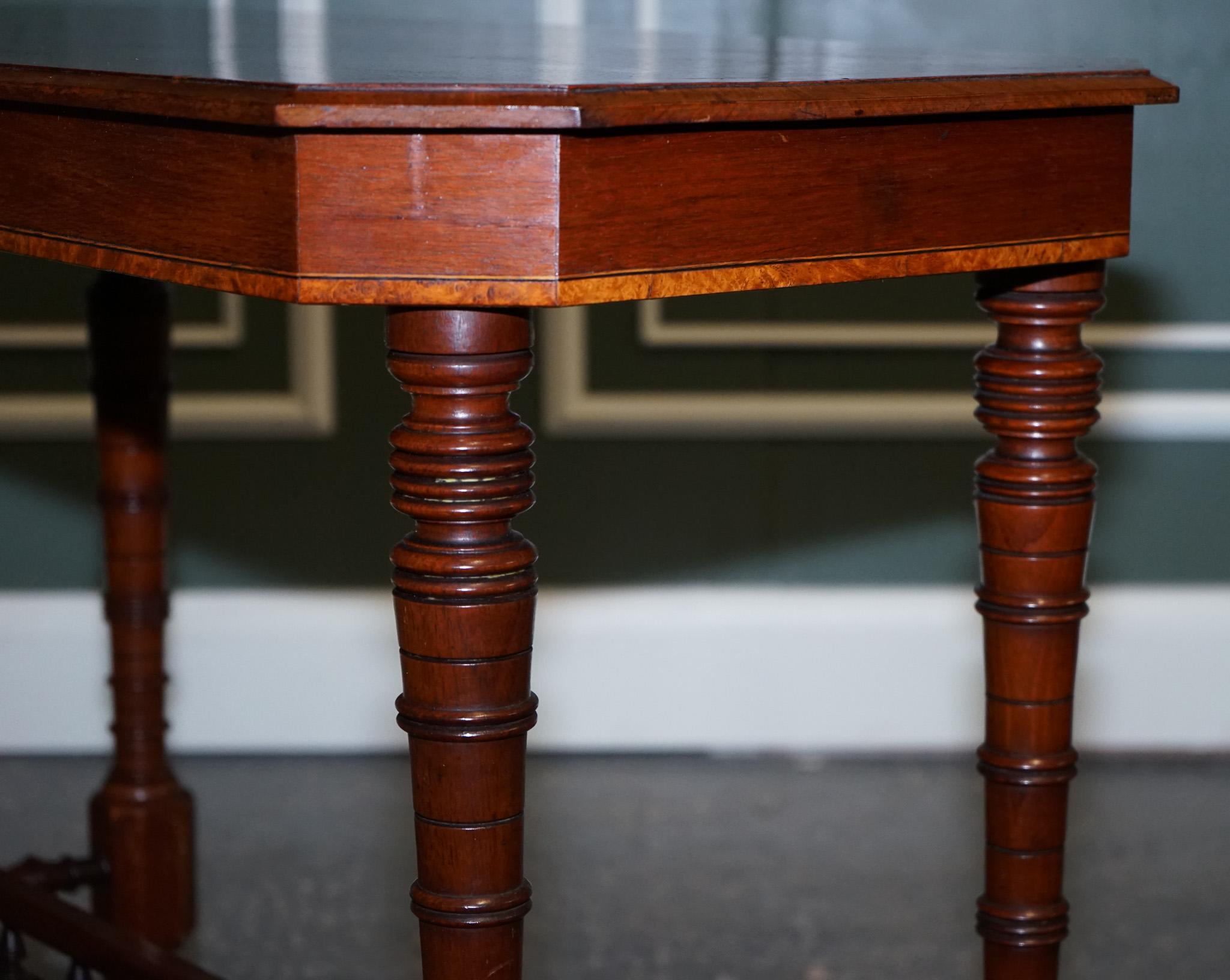 Restored Victorian Carved Walnut Whatnot Console Table  For Sale 5