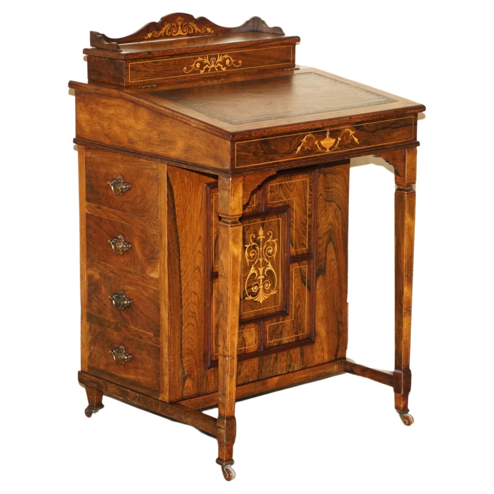 Royal House Antiques

Royal House Antiques is delighted to offer for sale this stunning lightly restored Victorian Rosewood with Marquetry inlay Davenport desk finished with a hand dyed brown leather top 

Please note the delivery fee listed is just