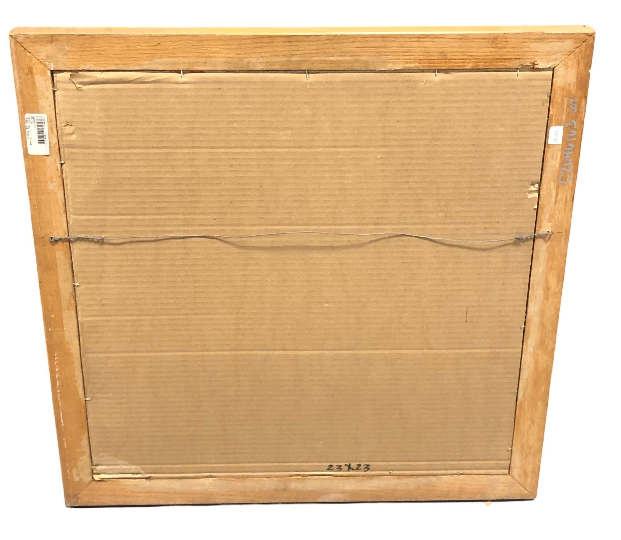Restaurierte Vintage 1949 Rattan gerahmt Crane Barkcloth Stoffmuster von Spectrum im Angebot 3