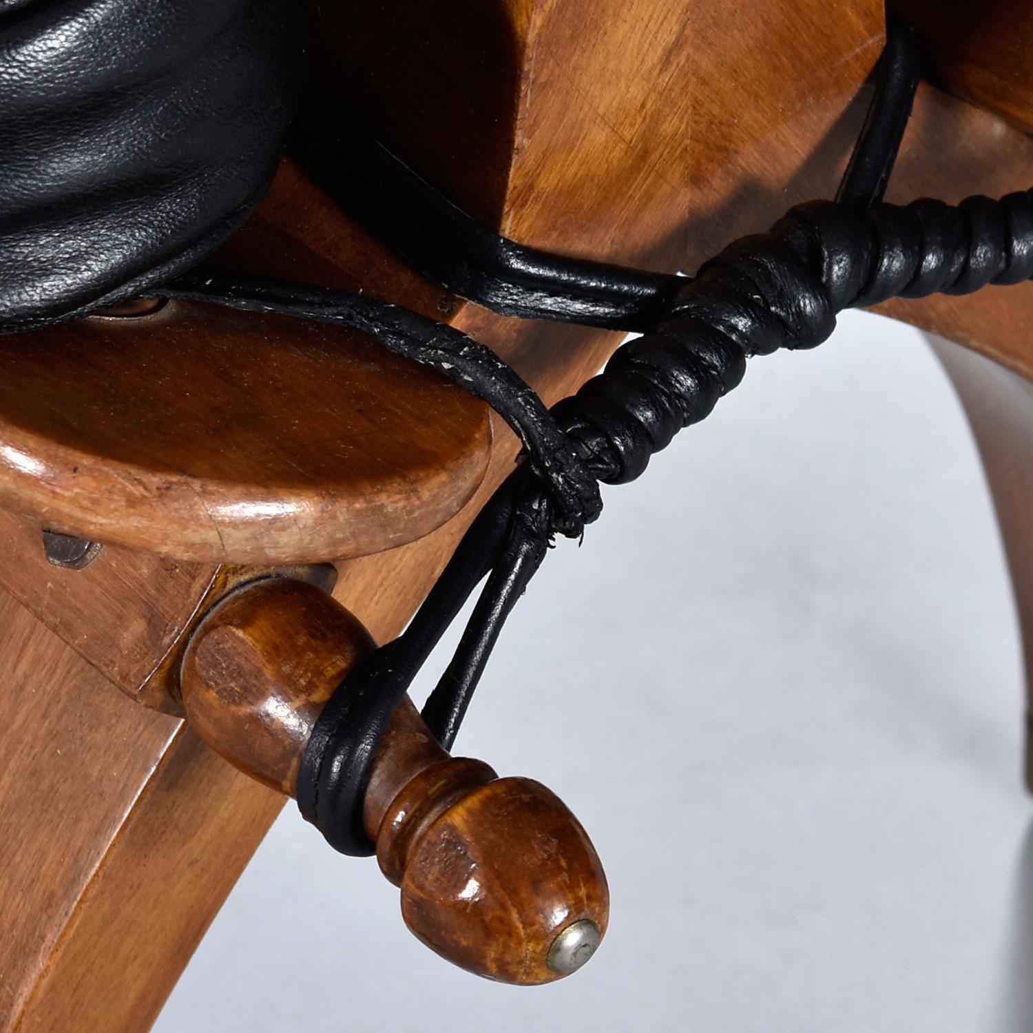 Restored Camel Saddle Footstool Ottoman 5