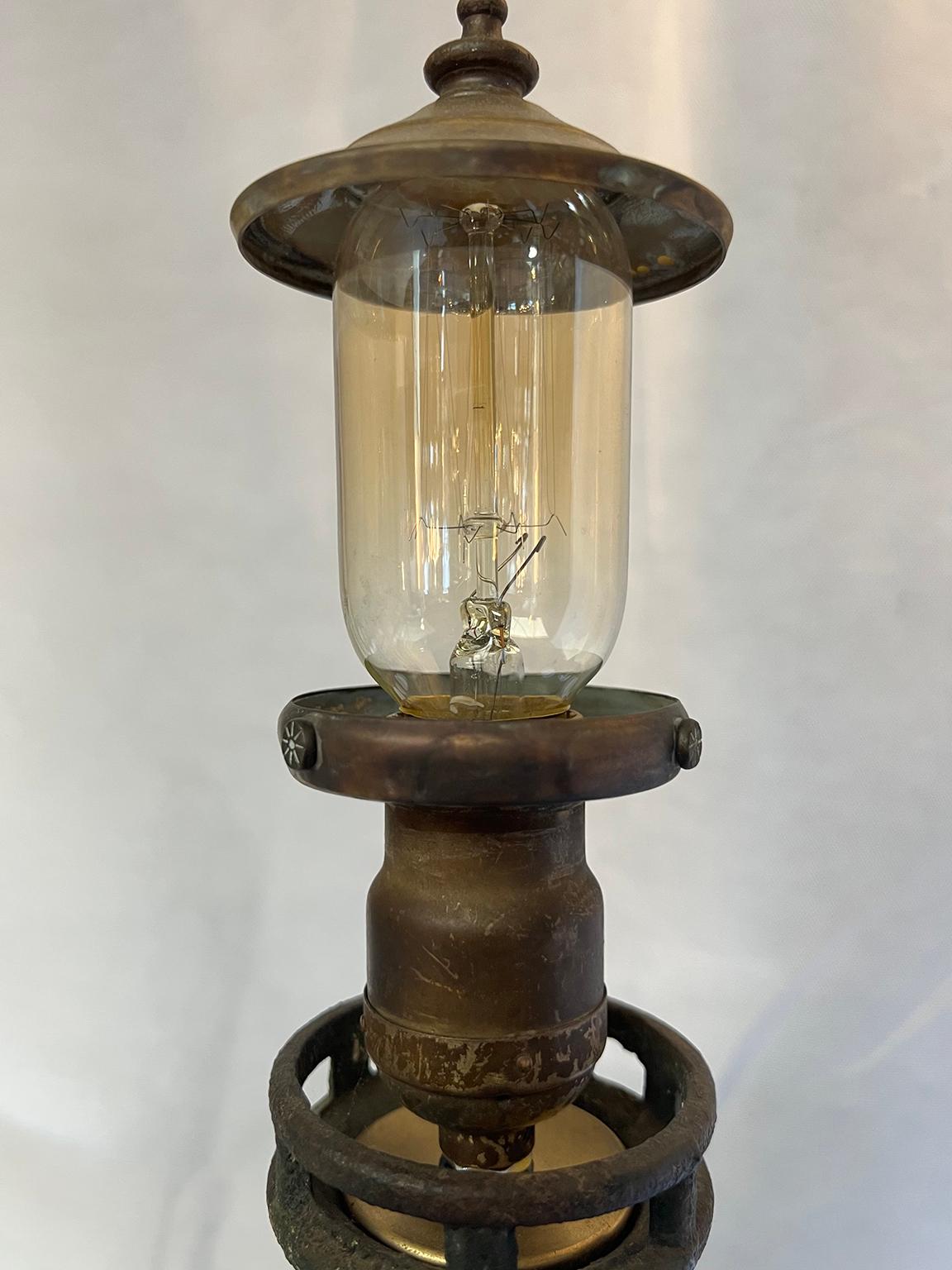 Restored, Vintage, Cast, Lighthouse Desk Lamp 1