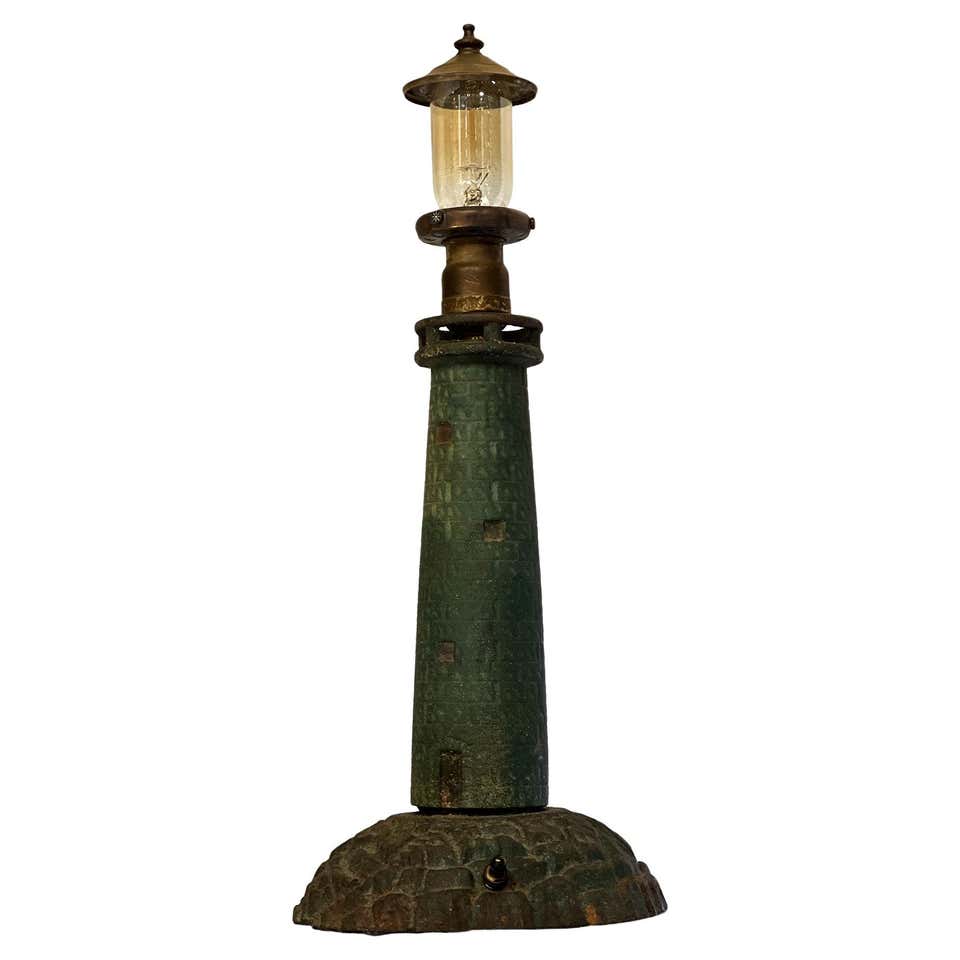 Bronze Lighthouse Lamp For Sale at 1stDibs