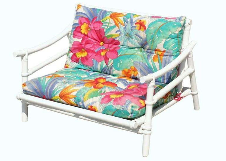 Restored Vintage Complete Rattan Children's LivingRoom Set For Sale at 1stDibs