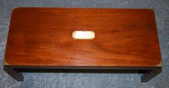 RESTORED VINTAGE HARRODS LONDON REH KENNEDY MILiTARY CAMPAiGN COFFEE TABLE