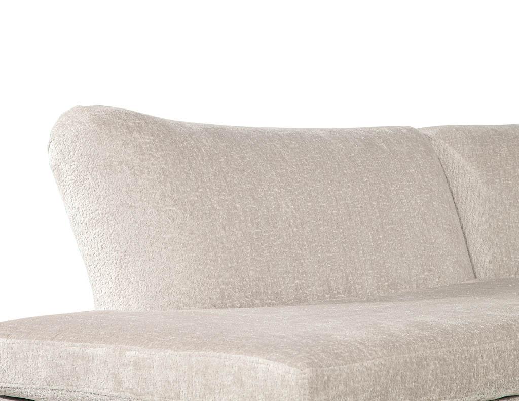 Restored Vintage Mid-Century Modern Sectional Sofa Set For Sale 10