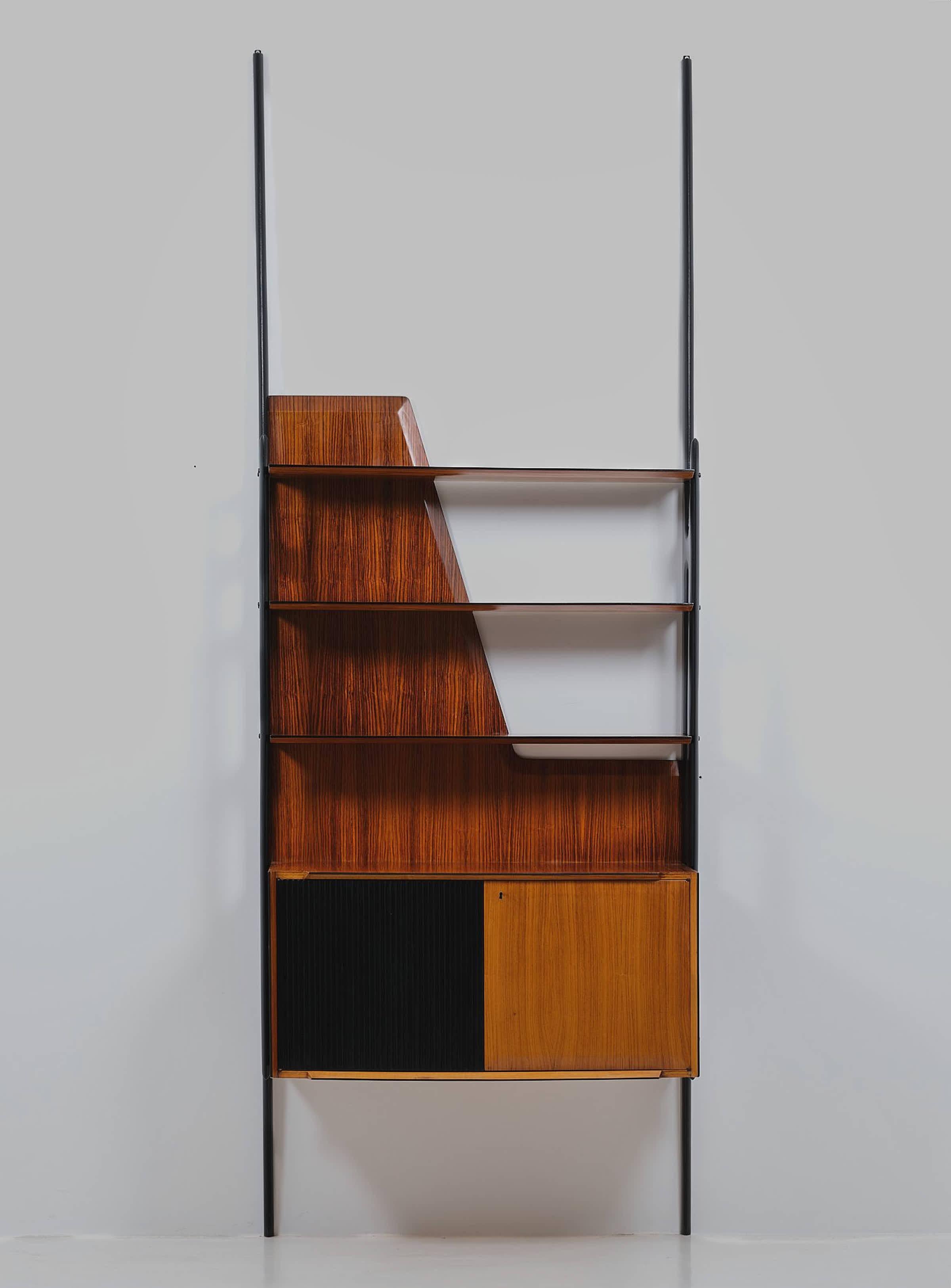 Restored Vittorio Dassi Wall Unit - Iconic 1950s Italian Bookcase 2