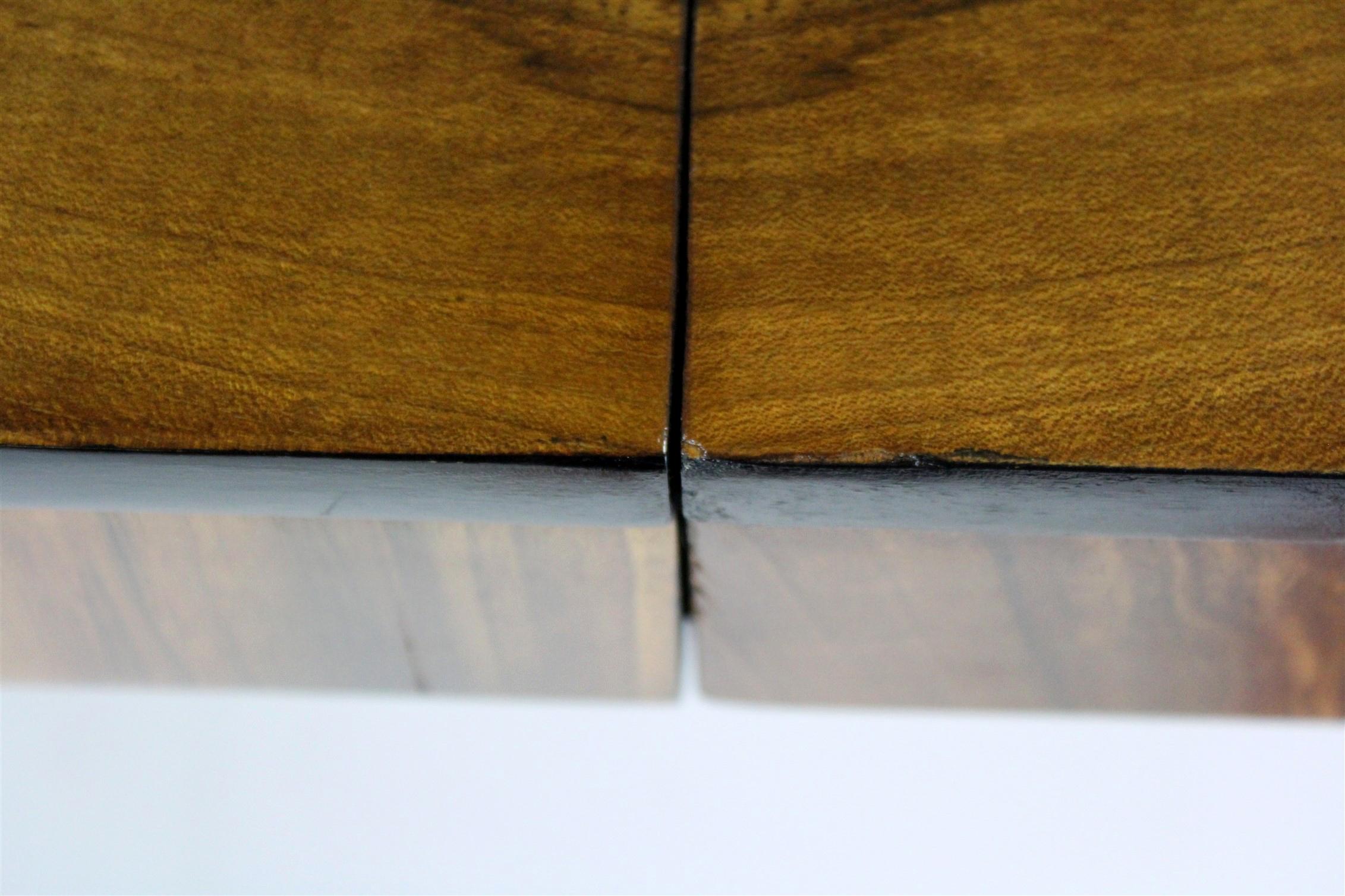 Restored Walnut Folding Dining Table by Jindřich Halabala for Drevotvar, 1940s For Sale 4